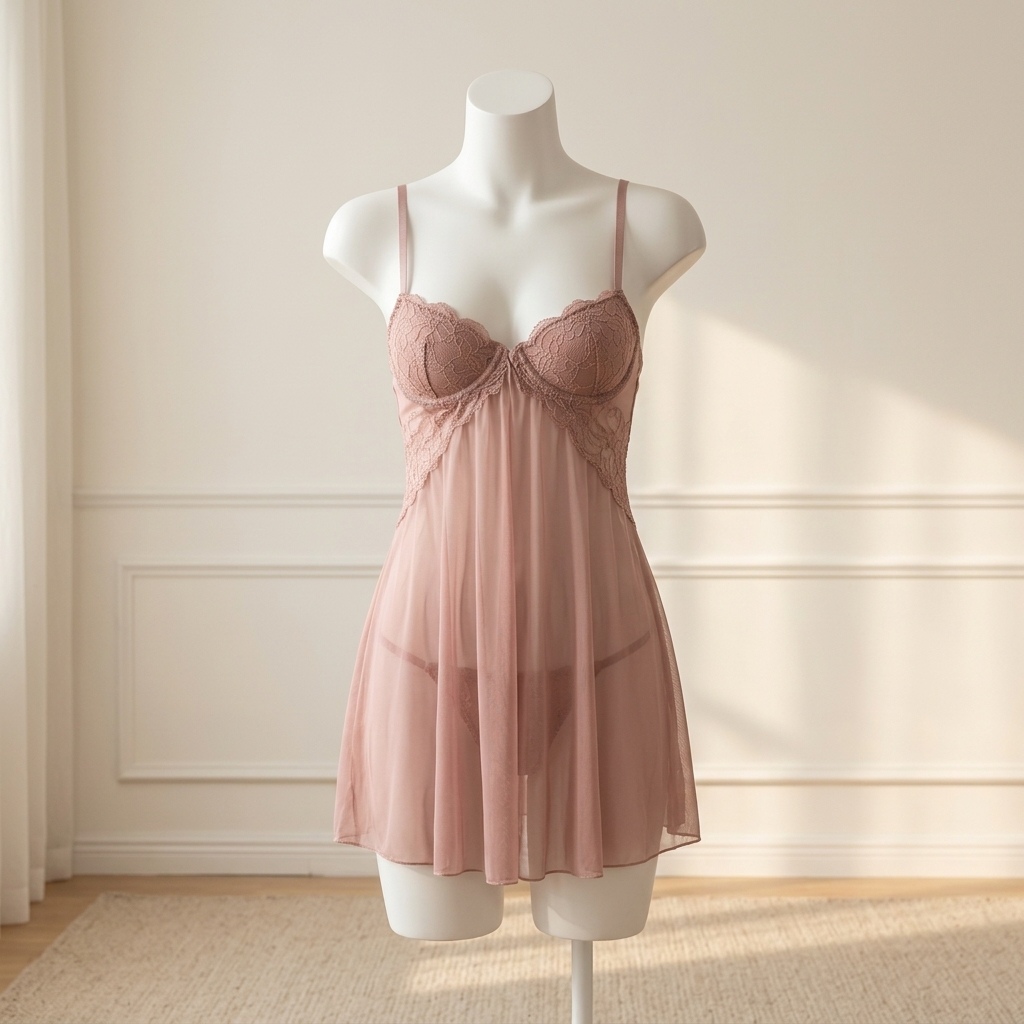 Lingerie da donna in pizzo, st - Babydoll Chemise Night recensione e prezzo